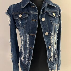 Thrill Dark Wash Denim Jacket